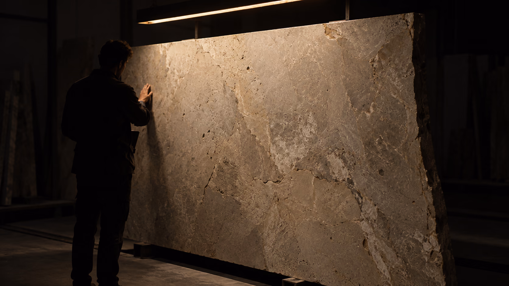 Ispezione in corso sotto luce controllata